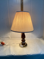 TABLE LAMP - WOOD BASE