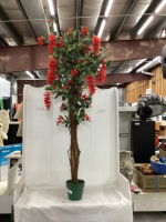 ARTIFICIAL PLANT - RED FLOWERS