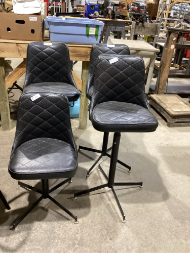 4 PADDED CHAIRS