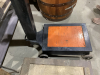 ANTIQUE PLATFORM SCALE ON CASTERS - 4