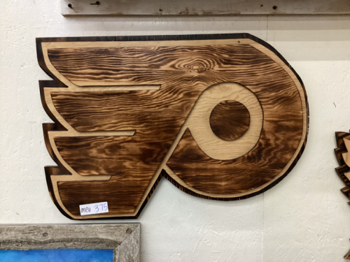 HANDCRAFTED PHILADELPHIA FLYERS WALL DECOR - WOOD