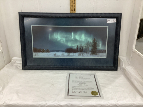 “NORTH OF VALHALLA” FRAMED PICTURE BY BRAIN DONALD HOHNER