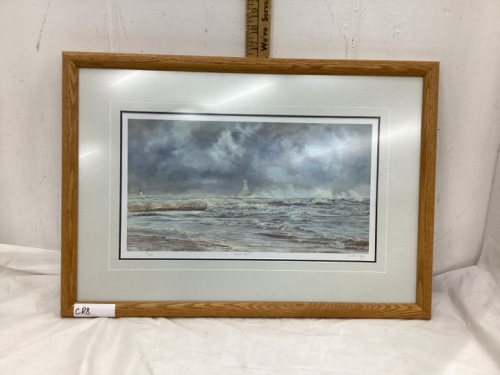 SEA SIDE PRINT - “WIND CHILL” BY JONATHON HAYES (SIGNED) -