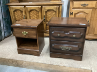 (2) SMALL SIDE TABLES - NON MATCHING