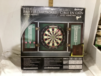 ST LOUIS DART BOARD & CABINET