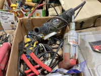 ANGLE GRINDER, SCREW GUN, JIGSAW, PLIERS