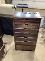 6- DRAWER ROLLING CABINET WITH TOOL PORT