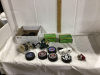 FISHING REELS, BIKE INNER TUBES, HOCKEY PUCKS, BEAR BELL, BIKE LIGHT