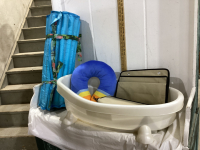 PLASTIC TUB, CLOSET CADDY, WATER FLOATING MATTRESS, VEHICLE MATS