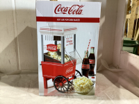 NOSTALGIA COCA COLA HOT AIR POPCORN MAKER