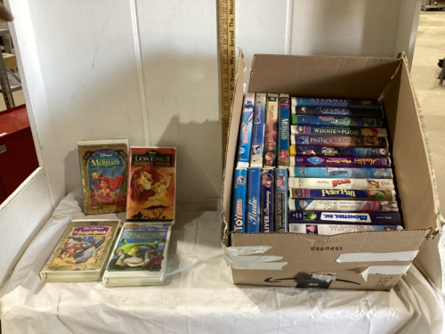 BOX OF VHS MOVIES