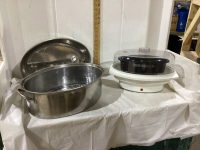 STAINLESS STEEL ROASTER & RICE COOKER