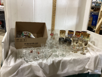 (2) BOXES GLASSWARE