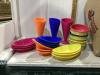 VARIETY OF ICE CREAM/DESSERT BOWLS - PLASTIC - 2