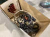 MISC BOX - PHONE CORDS, HOLE PUNCH, LAMP, MAGNETIC ANTENNA - 4