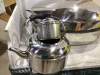 STAINLESS STEEL ROASTER & KETTLE & BUCKET OF LAUNDRY DETERGENT - 2