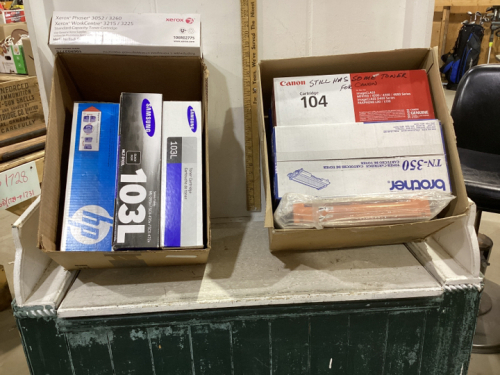 2 BOXES OF PRINTER TONER