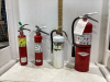 (4) FIRE EXTINGUISHERS