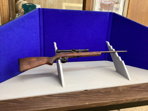 COOEY MODEL 64 SEMI-AUTO RIFLE W/ WEAVER SCOPE…