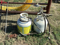 (2) PROPANE TANKS W/ONE TIGER TORCH