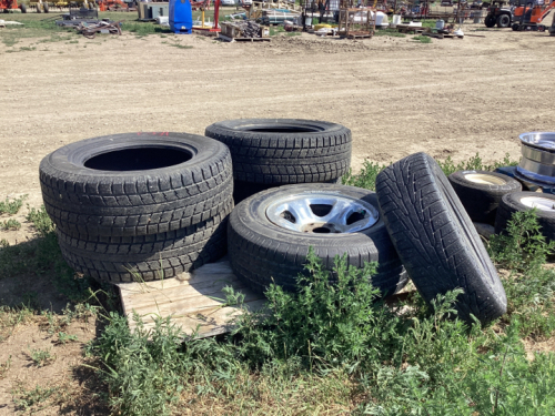 (5) 18” TIRES, (1) 17” - on 5 bolt RIM