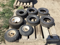 PALLET OF LAWN MOWER TIRES