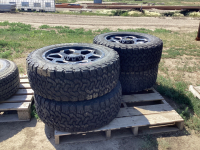 PALLET WITH (4) TIRES ON RIMS - BF GOODRICH ….LT265/60 R20