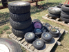 PALLET OF SMALL TIRES - LAWN MOWER etc