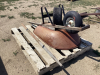 METAL WHEELBARROW, WHEEL, EXTRA HANDLES - 2