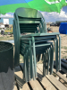 (10) METAL STACKING CHAIRS