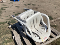 (3) PLASTIC LAWN CHAIRS