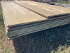 (6) SHEETS OF TREATED PLYWOOD - USED - 2