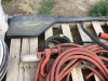 PALLET WITH GAS HOSES, WINCH W/ CABLE, TIGER TORCH, ETC - 3