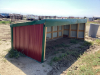 CALF SHELTER - RED AND GREEN METAL CLAD - 2