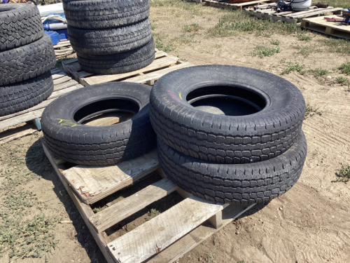 PALLET WITH (3) TIRES - BF GOODRICH…p 245/75 R16