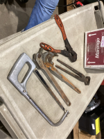 HACKSAW, RIDGID TUBING BENDER, CRIMPERS, NIPPERS