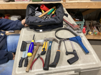 DEWALT BAG WITH ASSORTED TOOLS