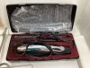 BOX W/ MISC CUTLERY & KITCHEN UTENSILS, ELECTRIC KNIFE, GLASSWARE - 3