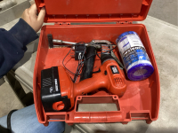 B+ D 18V DRILL W/CHARGER + BATTERY, BITS, GREASE GUN, 2 POOL FILTER