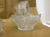 (2) PIECES CRYSTAL - CANDY BOWLS & A BELL - 3