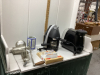 (3) BOXES W/ MEAT GRINDER, MUGS, COFFEE MAKERS, ELECTRIC KETTLES