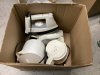 (3) BOXES W/ MEAT GRINDER, MUGS, COFFEE MAKERS, ELECTRIC KETTLES - 3