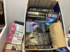 BOX OF MISC BOOKS - COMPLETE WORKS OF EDGAR ALLEN POE - 1903, CHICKEN SOUP, MONTANA BATTLEFIELDS, DEAN KOOTZ ETC - 5