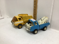 (2) VINTAGE TONKA TRUCKS