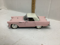 COLLECTOR DIE CAST 1955 PINK THUNDERBIRD - “ROAD SIGNATURE”