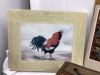 ROOSTER PICTURE & CONTAINER , WHALE PICTURE, ROOSTER TRIVET BOX - 2