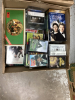 (2) BOXES W/ VHS, CD’S, CASSETTES - 2