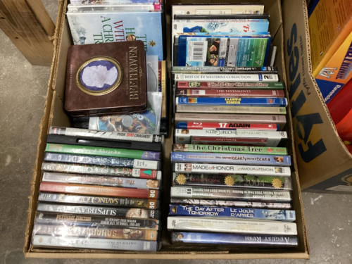 BOX OF DVD’S