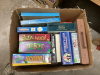 LARGE BOX OF GAMES, WOOD BLOCKS, PUZZLE