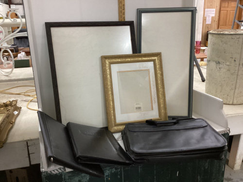 PICTURE FRAMES AND ATTACHÉ CASE